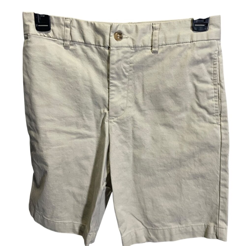 Polo Ralph Lauren Boys Khaki Flat-Front Shorts Size‎ 14 Beige